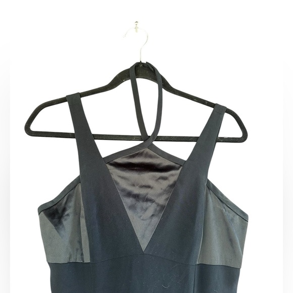 Vintage Adrianna Papell Evening Black Sleek Long Formal Dress Size 6 - Picture 3 of 8